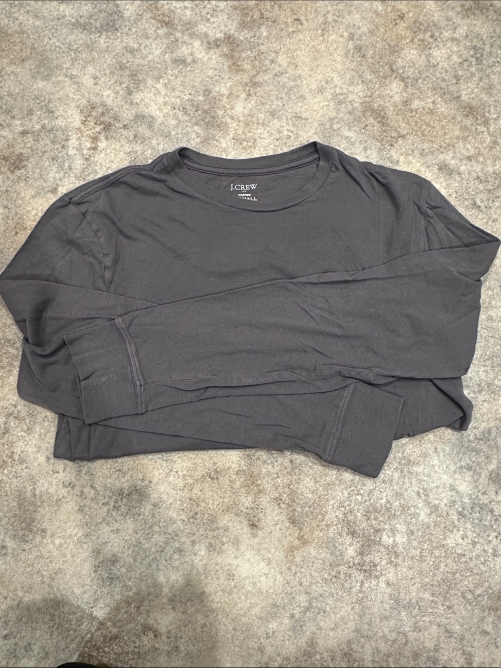 J. Crew Factory long Sleeve Tee in Gray Size XS